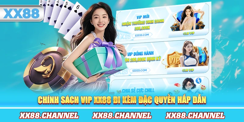 Chính sách VIP XX88 đi kèm đặc quyền hấp dẫn